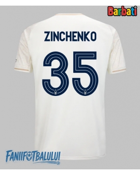 Nottingham Forest Oleksandr Zinchenko #35 Tricou Fotbal Replică 2025-26 Barbati Deplasare